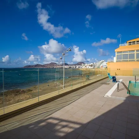 펜션 Beachfront In Canteras With Pool